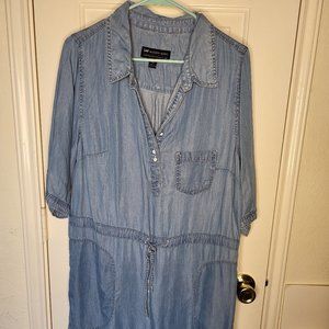 Lee light denim dress with front pocket size 12